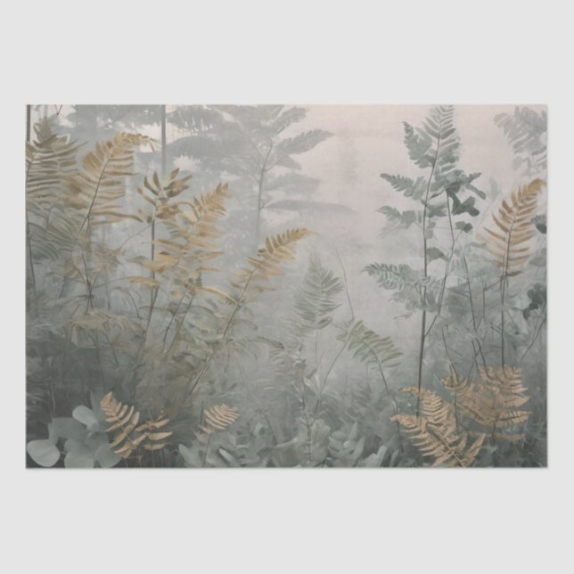 Misty Forest Elegance tissue paper (Front)