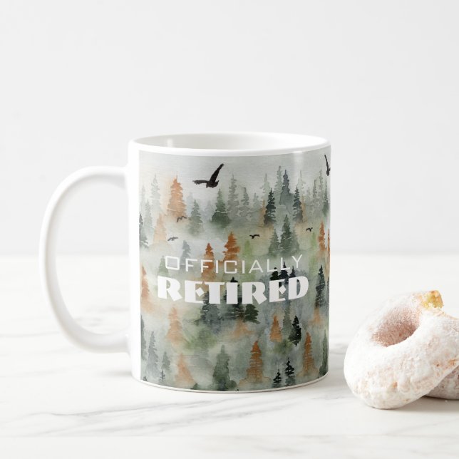 Misty Forest Officially Retired Mug (With Donut)