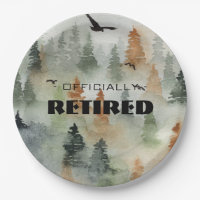 Misty Forest Officially Retired Party Plates