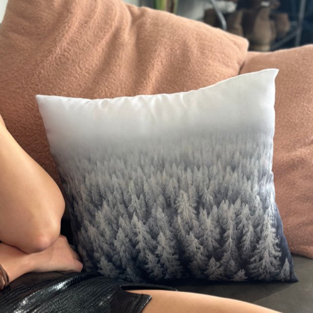 Misty Forest Throw Cushion (Creator Uploaded)