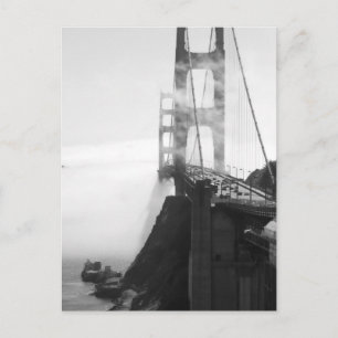 Misty Golden Gate Bridge II Postcard