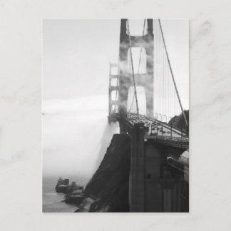 Misty Golden Gate Bridge II Postcard