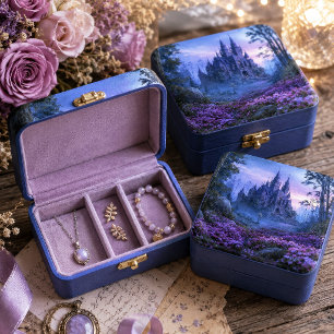 Misty Indigo Gothic Castle Glade Decoupage Tissue Paper