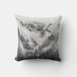Misty Jiuzhaigou: UNESCO Heritage China. Cushion