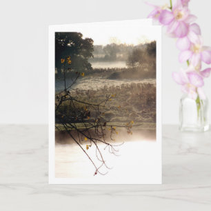 Misty Lake Landscape Card