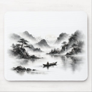 Misty Lake Mousepad