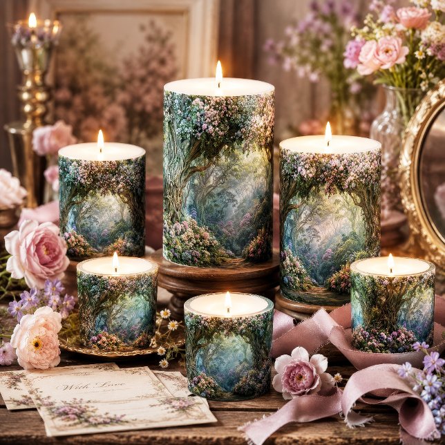 Misty Lavender Enchanted Forest Arch Decoupage Tissue Paper (Creator Uploaded)