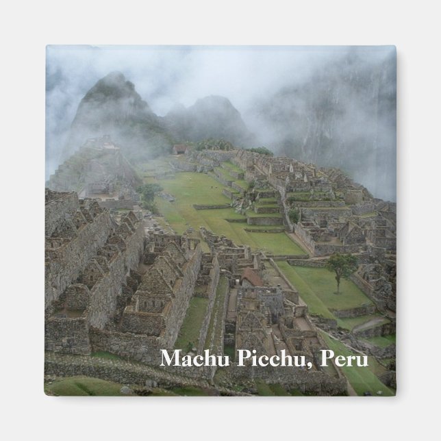 "Misty Machu Picchu" magnet (Front)