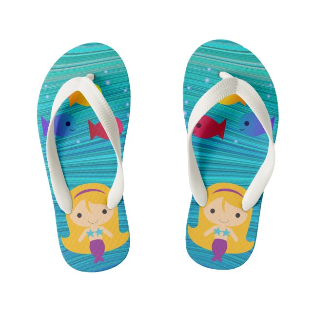 Misty Mermaid Kid's Thongs (Footbed)