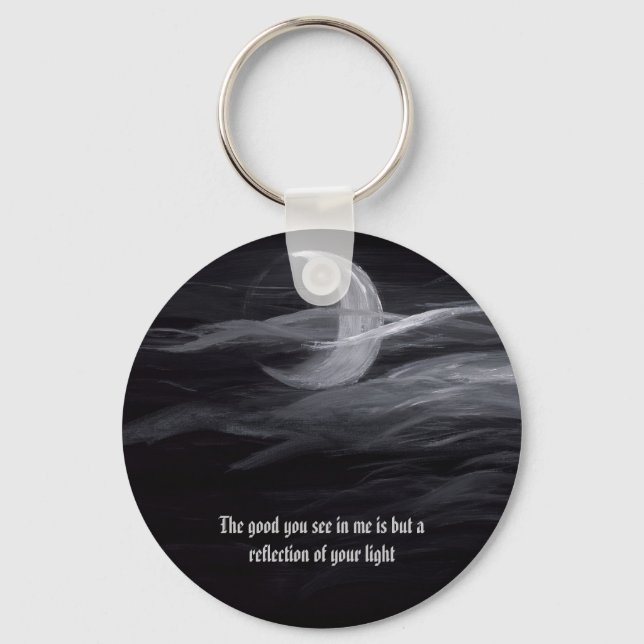 Misty Moon Key Chain Reflections (Front)