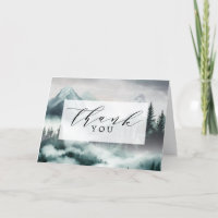 Misty Moonlight Mountain Forest Woods Wedding