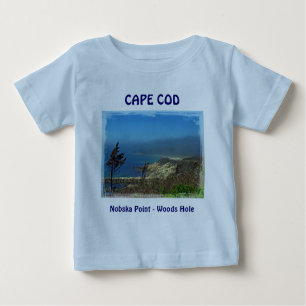 Misty Morning at Nobska Point - Cape Cod MA Baby T-Shirt