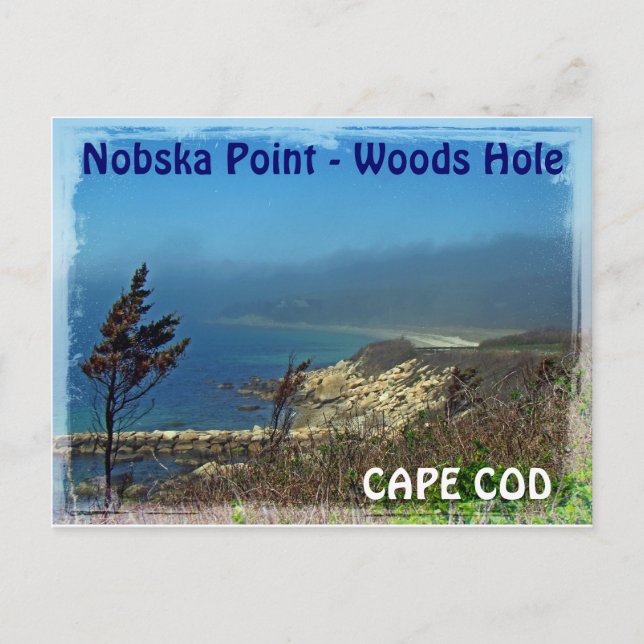 Misty Morning at Nobska Point - Cape Cod MA Postcard (Front)