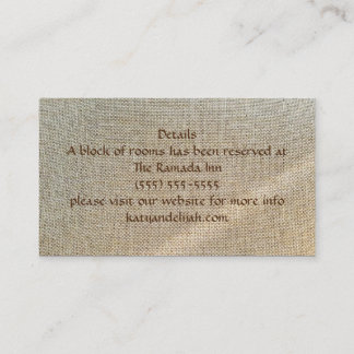 Misty Morning Fall Details Business Card