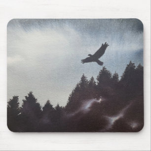 Misty Morning in the Mountains Mouse Pad