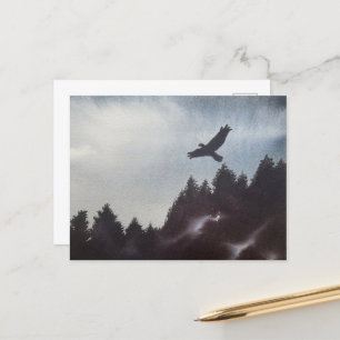Misty Morning in the Mountains Postcard