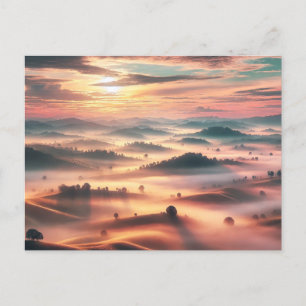 Misty Morning Magic – Postcard