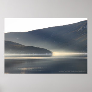 Misty Morning Poster