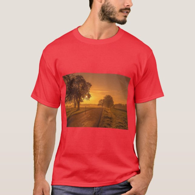 Misty Mountain Dawn Tee (Front)