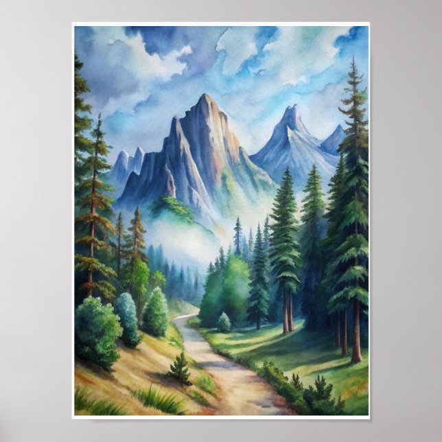 Misty Mountain Majesty Poster (Front)