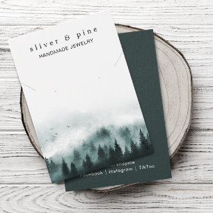 Misty Mountain Necklace and Earring Display Card