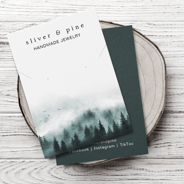 Misty Mountain Necklace and Earring Display Card (Misty Mountain Necklace and Earring Display Card)