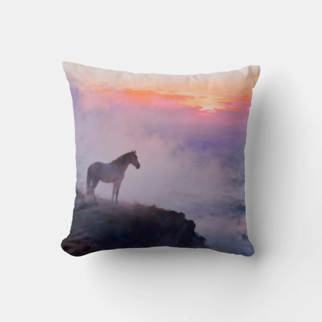 Misty Mountain Top Memories Cushion (Front)