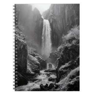 Misty Mountain Waterfall Notebook