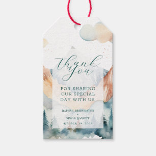 Misty Mountain Wedding Gift Tags