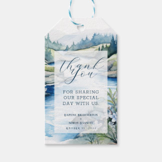 Misty Mountain Wedding Gift Tags