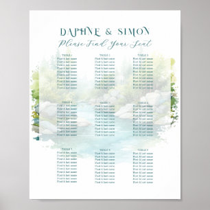 Misty Mountain Wedding Poster
