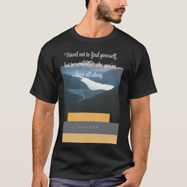 Misty Mountain Wilderness T-Shirt (Front)
