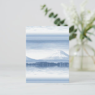 Misty Peaks – Watercolor Mountain Landscape (1) Postcard