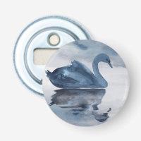 Misty Reflections | Dusty Blue Swan Wedding Favour