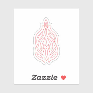 Misty Rose, Flush Mahogany, Decorative Design