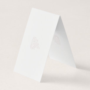 Misty Rose, Flush Mahogany, Decorative Design Business Card