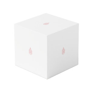 Misty Rose, Flush Mahogany, Decorative Design Cube