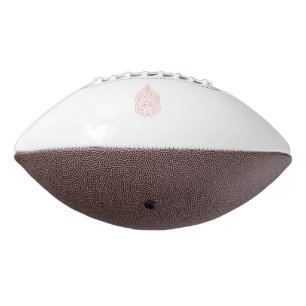 Misty Rose, Flush Mahogany, Decorative Design Football