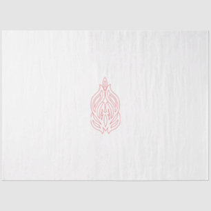 Misty Rose, Flush Mahogany, Decorative Design Tissue Paper