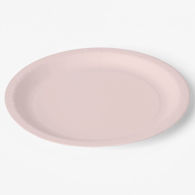 Misty rose hex code FFE4E1 Party Plate (Angled)
