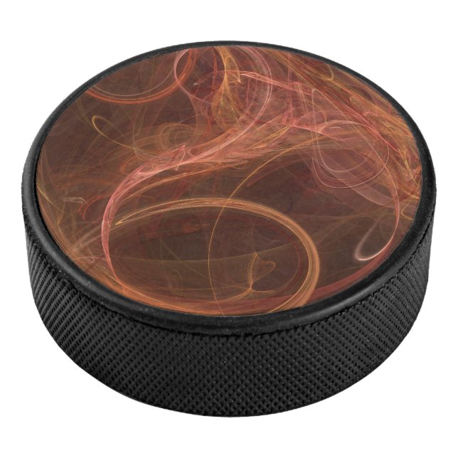 Misty Rust Hockey Puck (3/4)