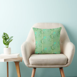 Misty Shamrocks Cushion