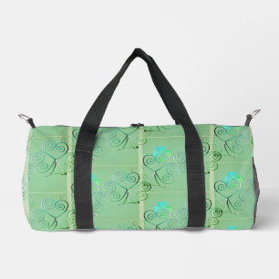 Misty Shamrocks Duvet Cover Duffle Bag
