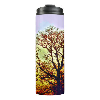 MISTY SUN TREES THERMAL TUMBLER