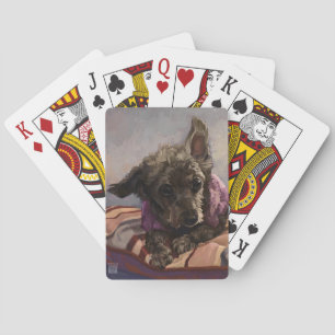 Misty the Poodle Playing Cards