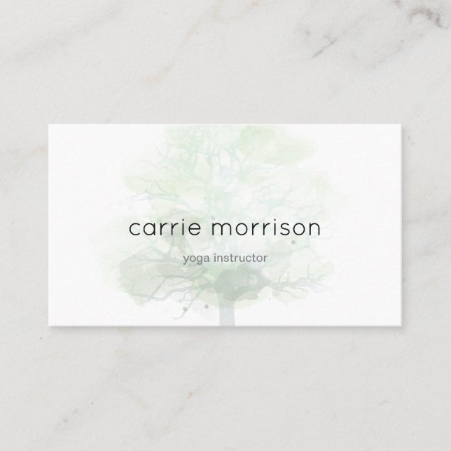 misty tree business card (Front)