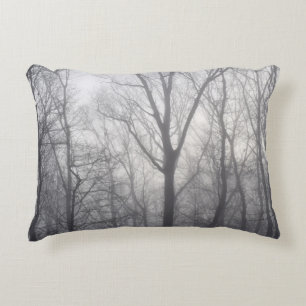 Misty Trees Decorative Cushion