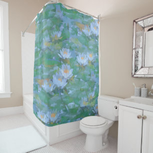 Misty Victorian Morning Sunshine Wallpaper Shower Curtain