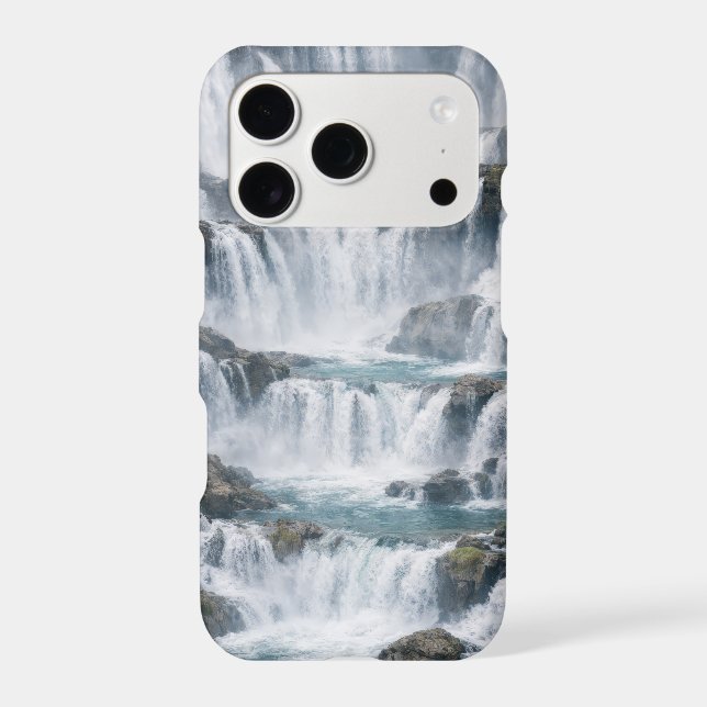 Misty Waterfall Landscape (Back)