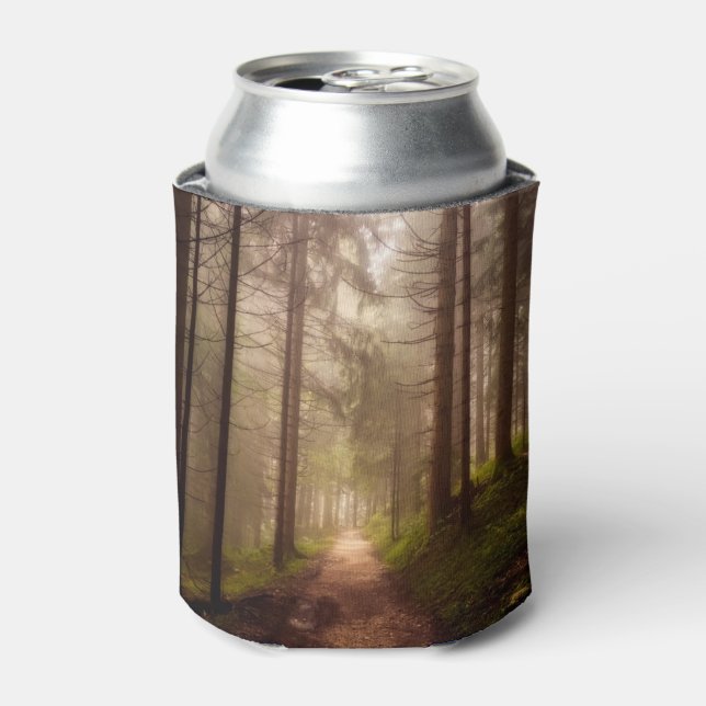 Misty Woodland Path Can Cooler (Can Front)